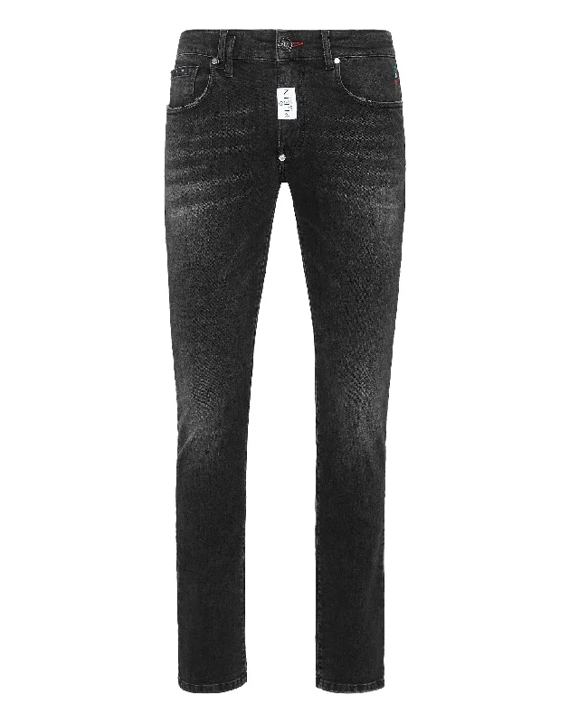 Cool Distressed Men's JeansDenim Trousers Super Fit