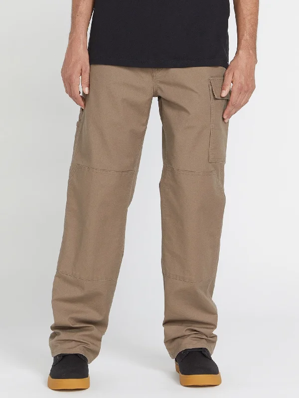 Men's Patterned Pants with StripesVolcom Workwear Caliper Relaxed Work Pants - Brindle Men's Patterned Pants with StripesVolcom Workwear Caliper Relaxed Work Pants - Brindle