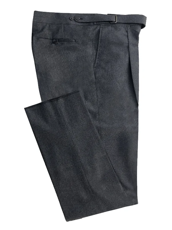 Men's Sports Pants for Active LifestylesAnthracite Flannel Gurkha Trouser