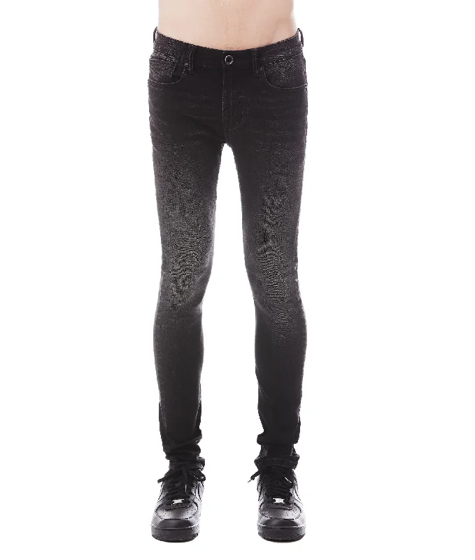 Rip and Tear Men's JeansStrat Super Skinny In Black