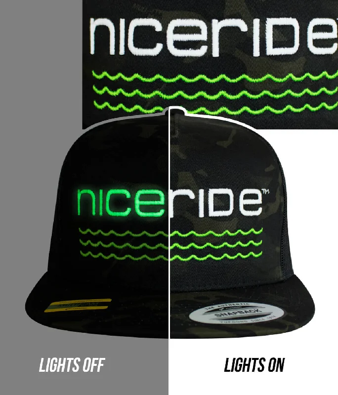 Oversized Fedora Hats"On The Water - Center" Trucker Baseball Cap