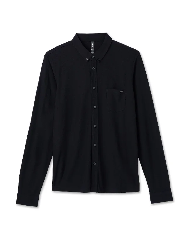 Men's Shirts with Graphic SleevesMen's Long Sleeve Ace Button Down
