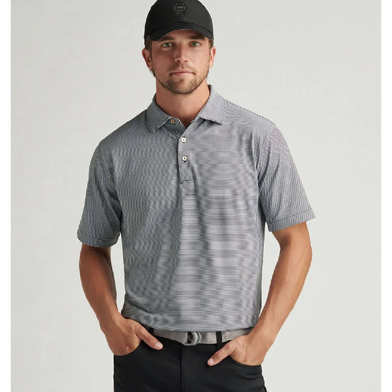 Men's Shirts with Double-Breasted DesignsPeter Millar Jubilee Stripe Stretch Jersey Polo Shirt - Black* Men's Shirts with Double-Breasted DesignsPeter Millar Jubilee Stripe Stretch Jersey Polo Shirt - Black*