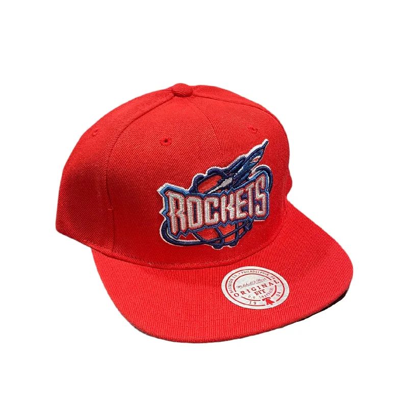 Black Cowboy HatsMitchell & Ness Nba Hwc Houston Rockets Core Basic Snapback (Red)