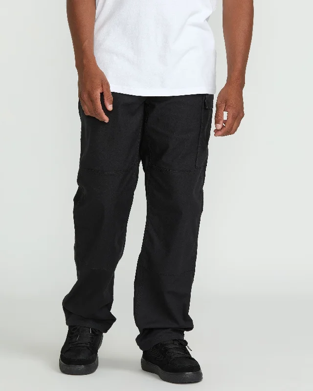 Men's Patterned Pants with Camouflage PrintsVolcom Workwear Caliper II Relaxed Work Pants - Black Men's Patterned Pants with Camouflage PrintsVolcom Workwear Caliper II Relaxed Work Pants - Black