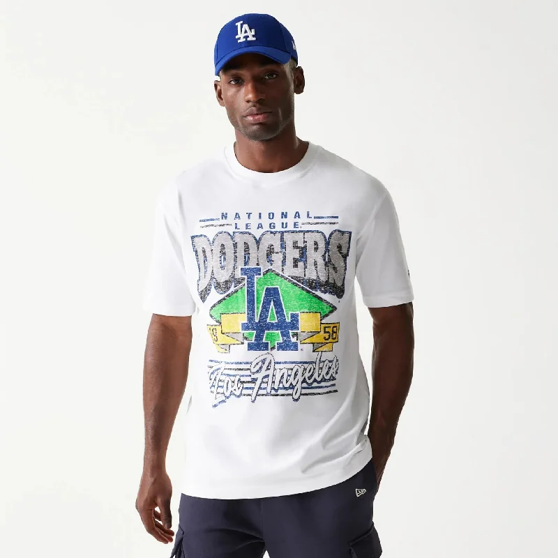 Men's Shirts with UV ProtectionLA Dodgers Sport Classic White T-Shirt