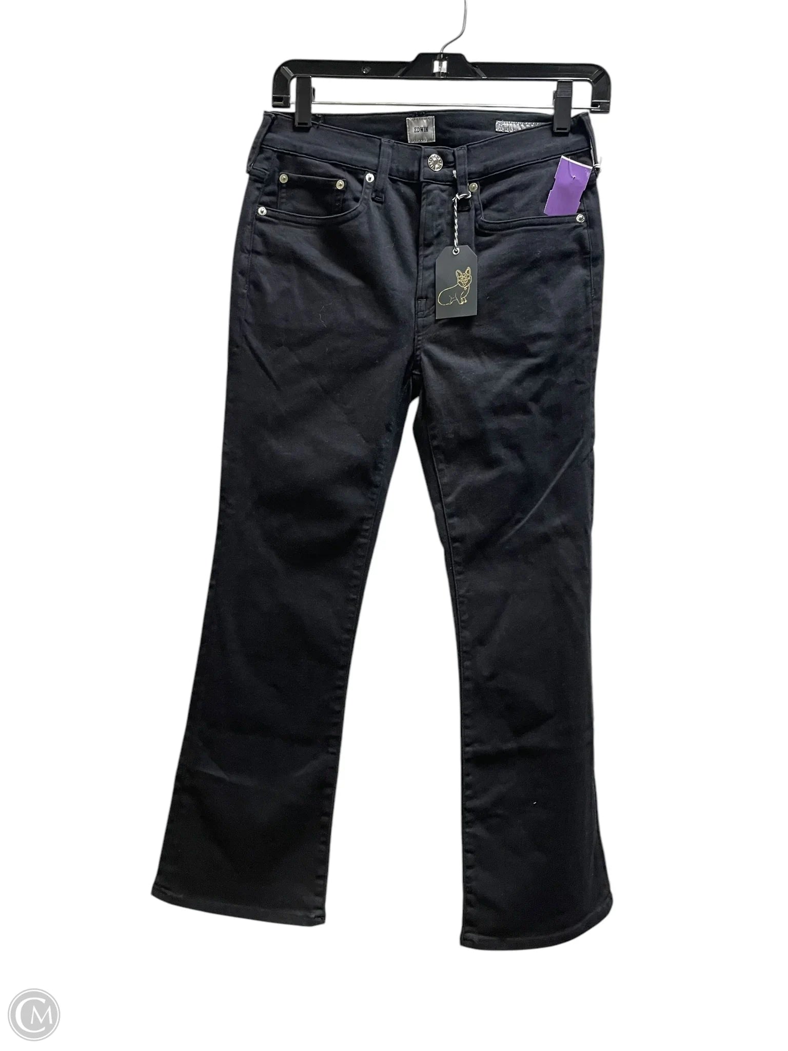 Baggy Cargo Men's JeansJeans Boot Cut By Edwin In Black, Size: 2