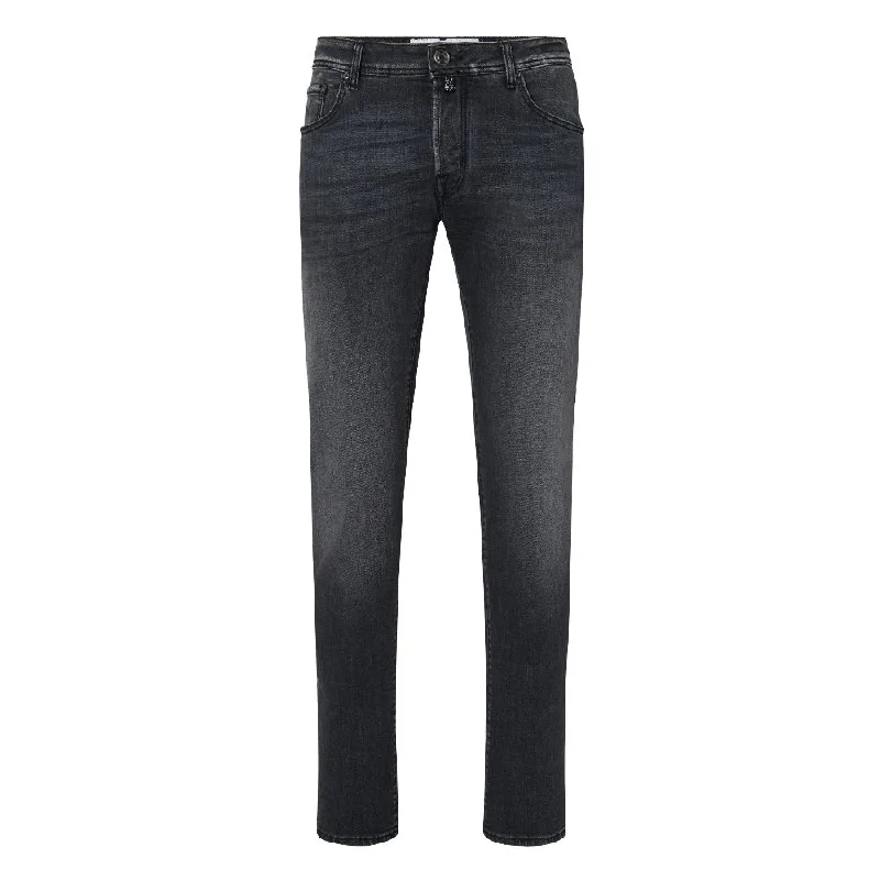 Dark Wash Men's JeansJacob Cohen Elegant Slim Fit  Stretch Men's Jeans