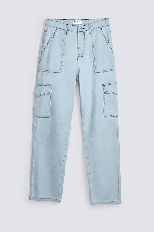 Men's Pants with Slant PocketsCARPENTER FIT CARGO DENIM