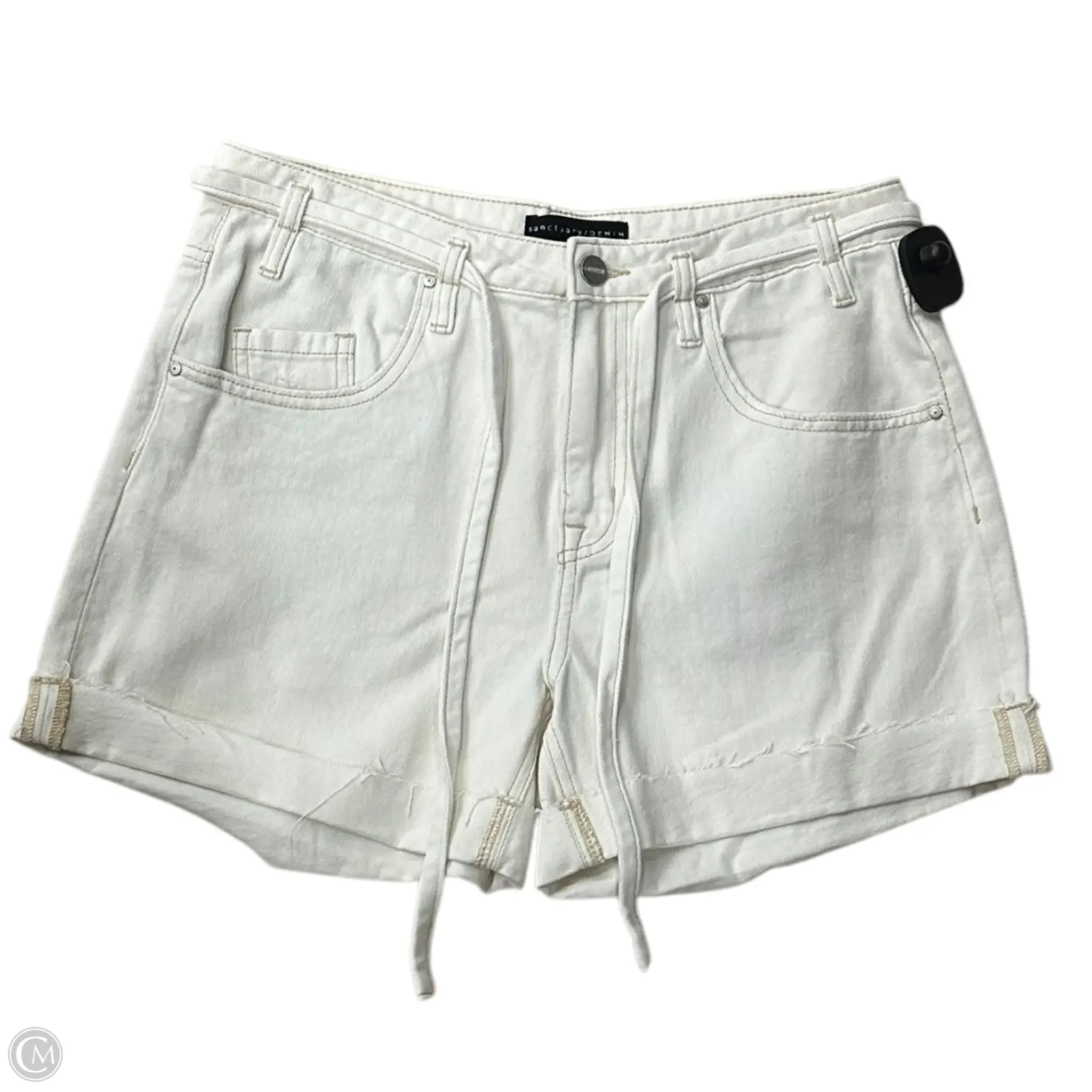 Casual Men's ChinosShorts By Sanctuary In White, Size: 4