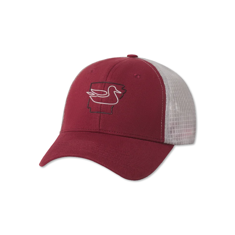 Casual Fedora Hats for MenTrucker Hat - Original Outline - Arkansas