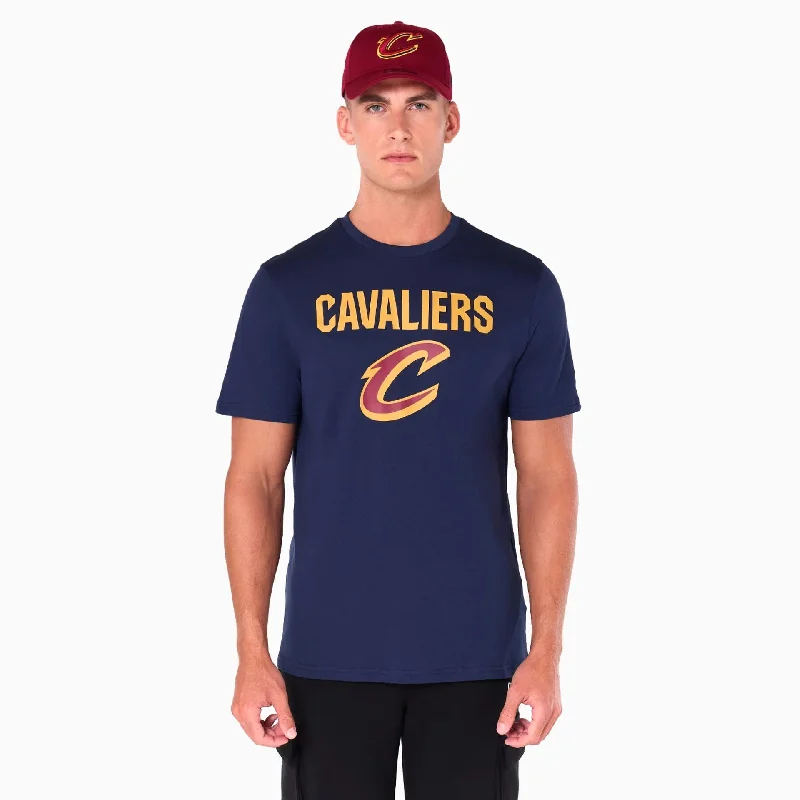 Men's Shirts with Button-Down CollarsCleveland Cavaliers NBA Navy T-Shirt
