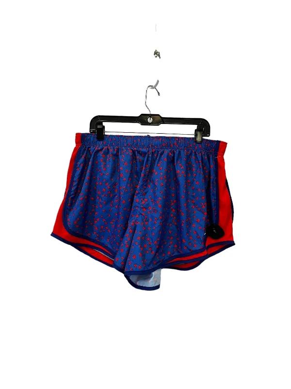 Men's Pants with Patchwork PatternsBlue & Red & White Athletic Shorts Nike, Size 1x