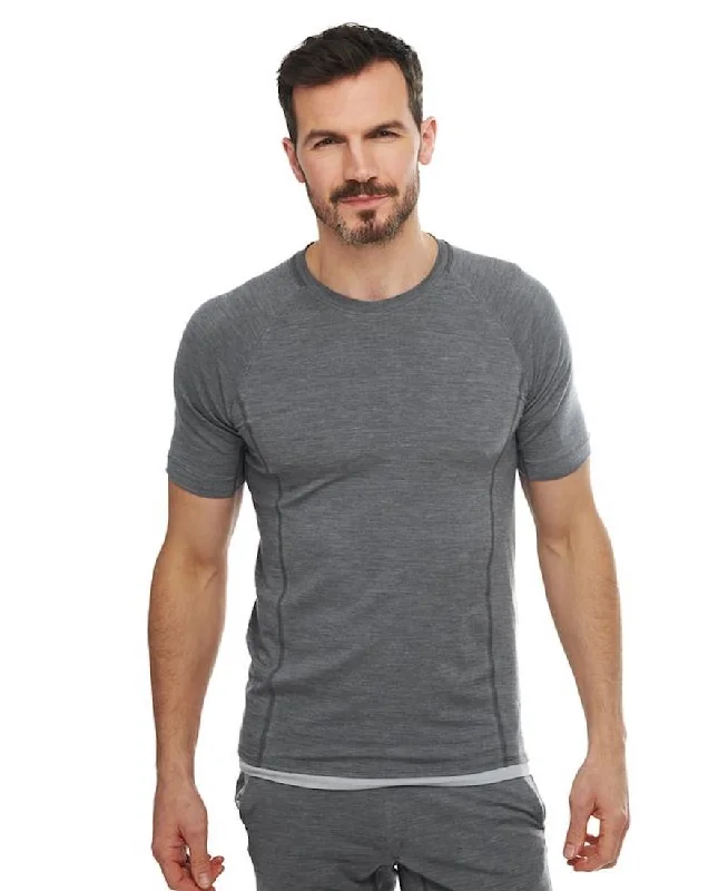 Men's Shirts with Raw-Edge HemlinesStay Warm T-Shirt Men