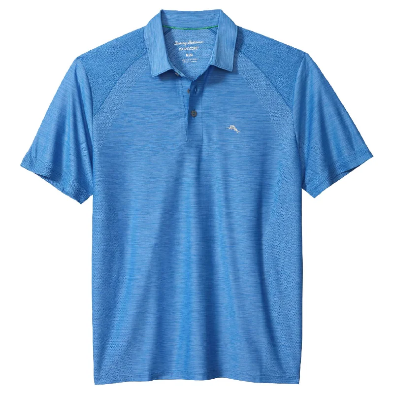 Men's Shirts with Roll-Up SleevesTommy Bahama IslandZone Palm Coast Pro Polo Shirt - Palace Blue Men's Shirts with Roll-Up SleevesTommy Bahama IslandZone Palm Coast Pro Polo Shirt - Palace Blue