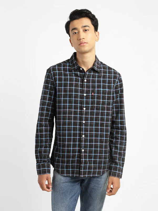 Men's Slim-Fit Shirts for a Flattering ShapeMen's Checked Slim Fit Shirt