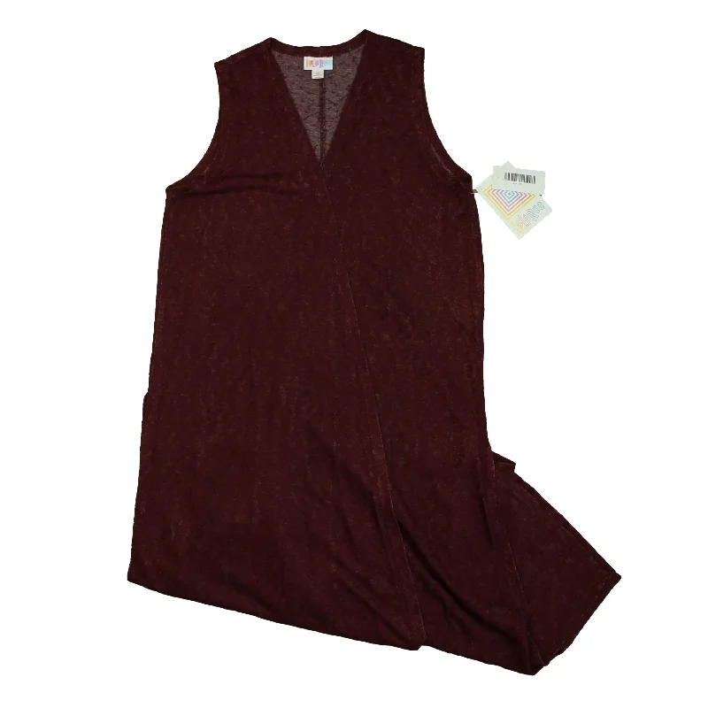 LuLaRoe Girls Maroon Cardigan Size: Junior XS