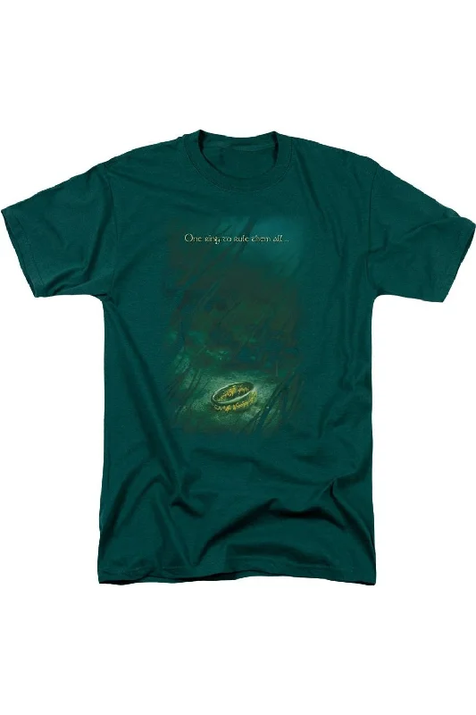Men's Unique and Designer TopsLord Of The Rings Lost Ring Short Sleeve Adult Tee / T-Shirt Men's Unique and Designer TopsLord Of The Rings Lost Ring Short Sleeve Adult Tee / T-Shirt