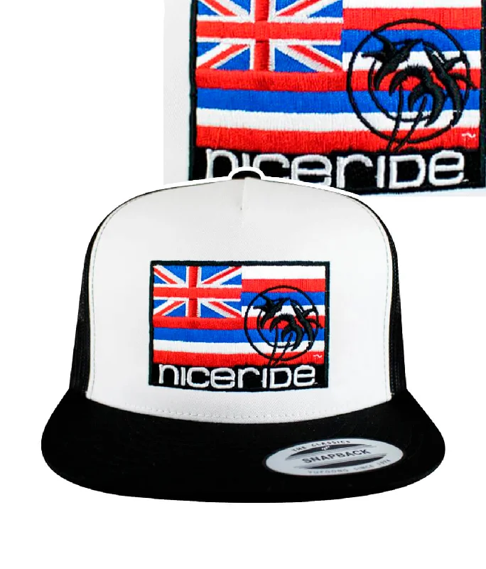 Quilted Winter Hats"Hawaii Flag" Trucker Hat
