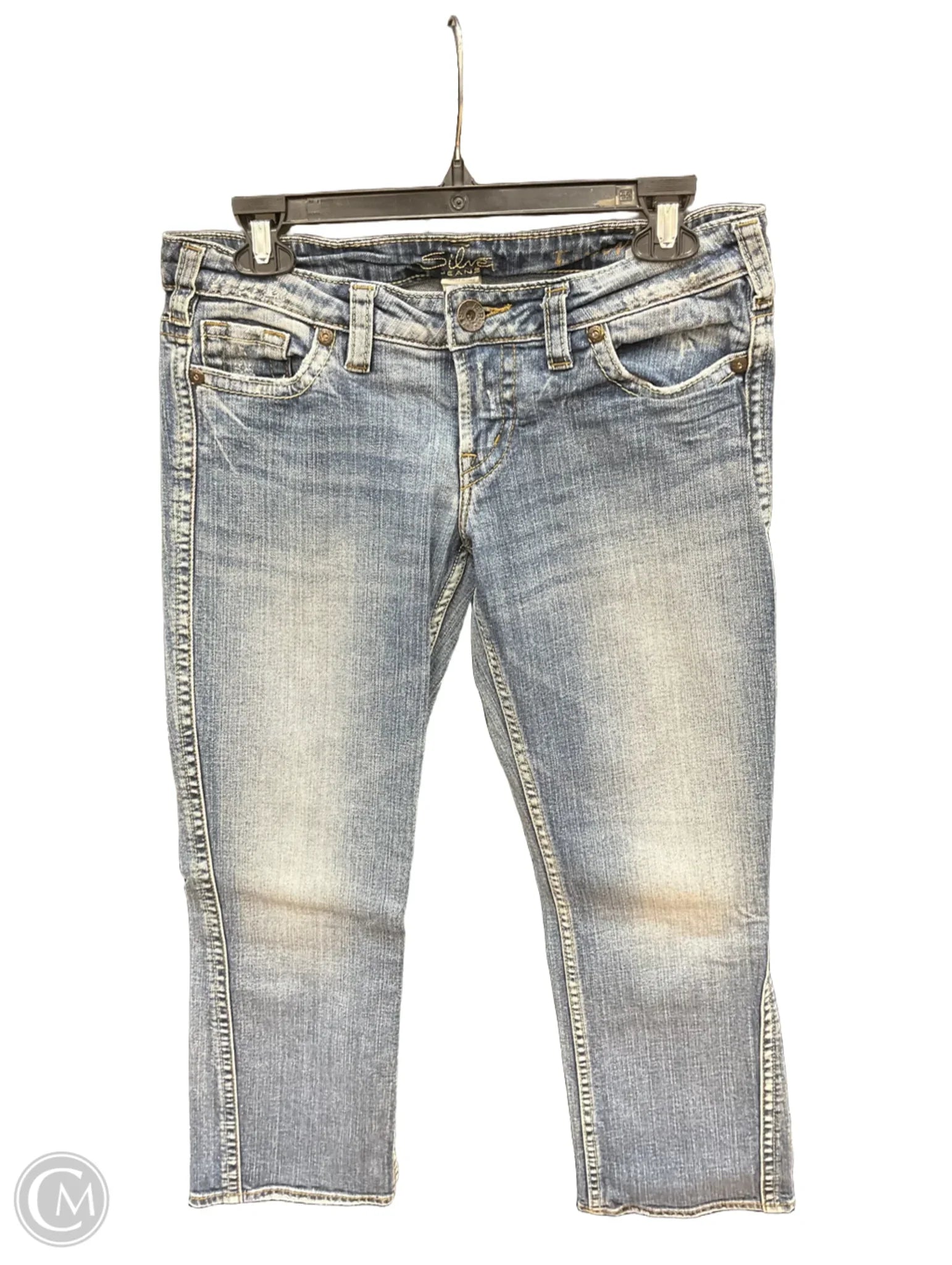 Hipster Skinny Men's JeansJeans Cropped By Silver  Size: 10