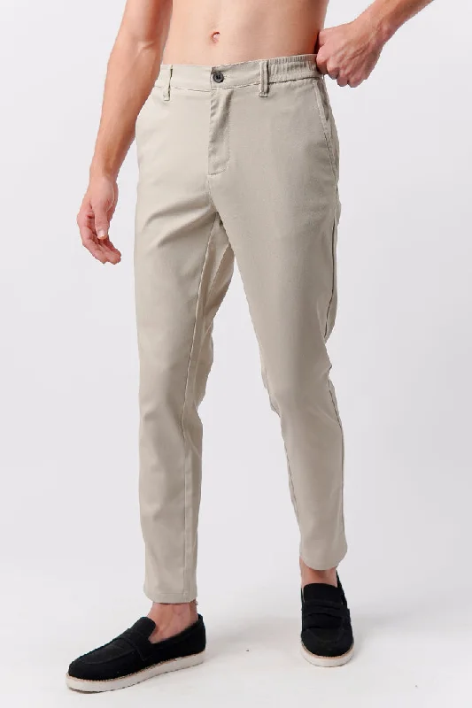 Men's Pants with Appliqué DetailsDriver Pants - Classic White