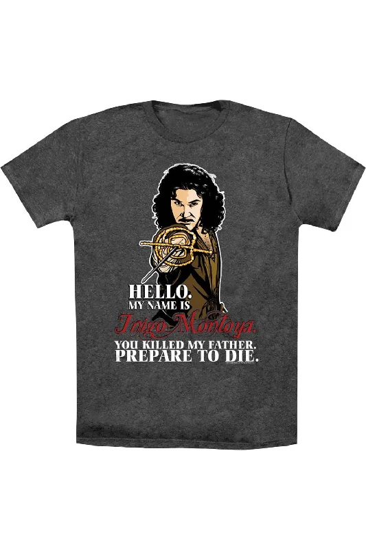 Men's Shirts with Scoop NecksPrincess Bride Hello Adult Heather T-Shirt