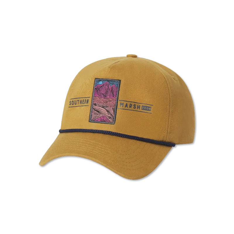 Novelty Trucker HatsEnsenada Rope Hat - Woodcut Canoe