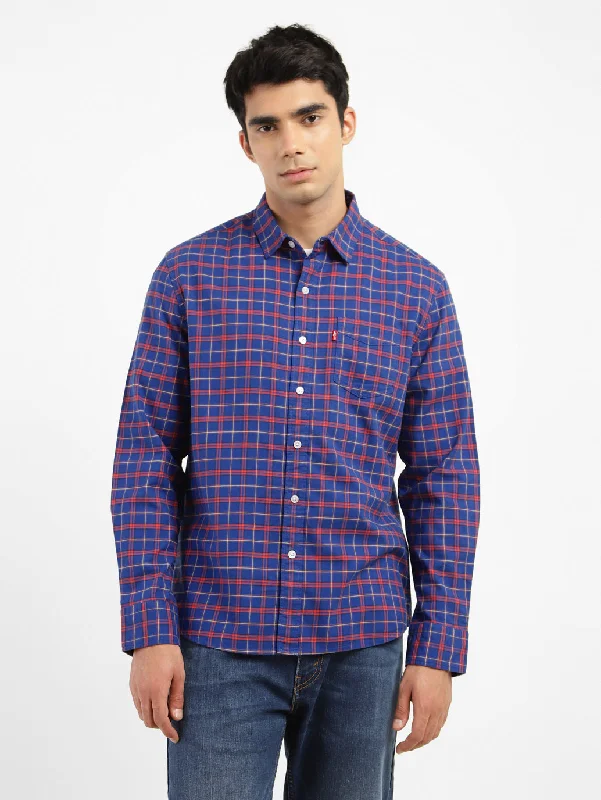 Men's Skinny-Fit Shirts for a Trendy LookMen's Checkered Slim Fit Shirt