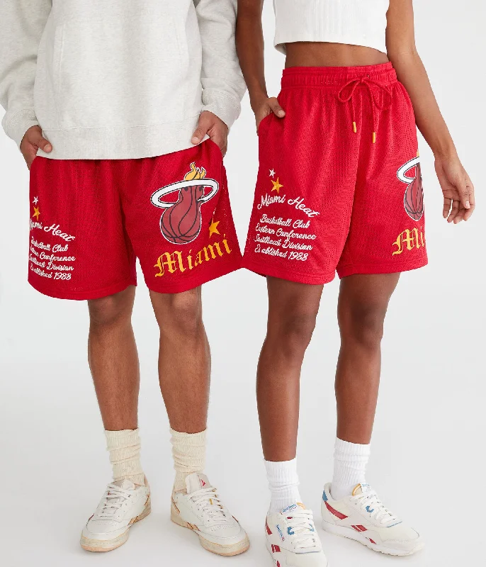 Men's Dress Pants for Special EventsAeropostale Miami Heat Mesh Shorts 6"