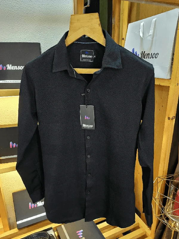 Men's Organic Cotton Shirts for Eco-ConsciousnessMensoo Special Edition Shirt Black Men's Organic Cotton Shirts for Eco-ConsciousnessMensoo Special Edition Shirt Black