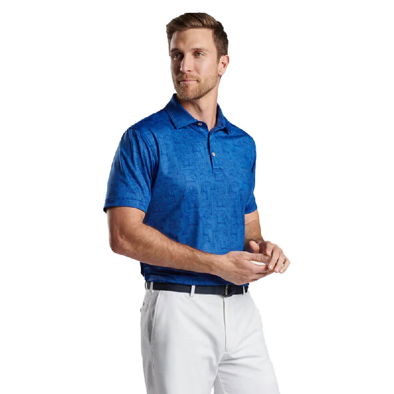 Men's Shirts with Animal PrintsPeter Millar PM Maze Performance Jersey Polo Shirt - Sport Navy Men's Shirts with Animal PrintsPeter Millar PM Maze Performance Jersey Polo Shirt - Sport Navy