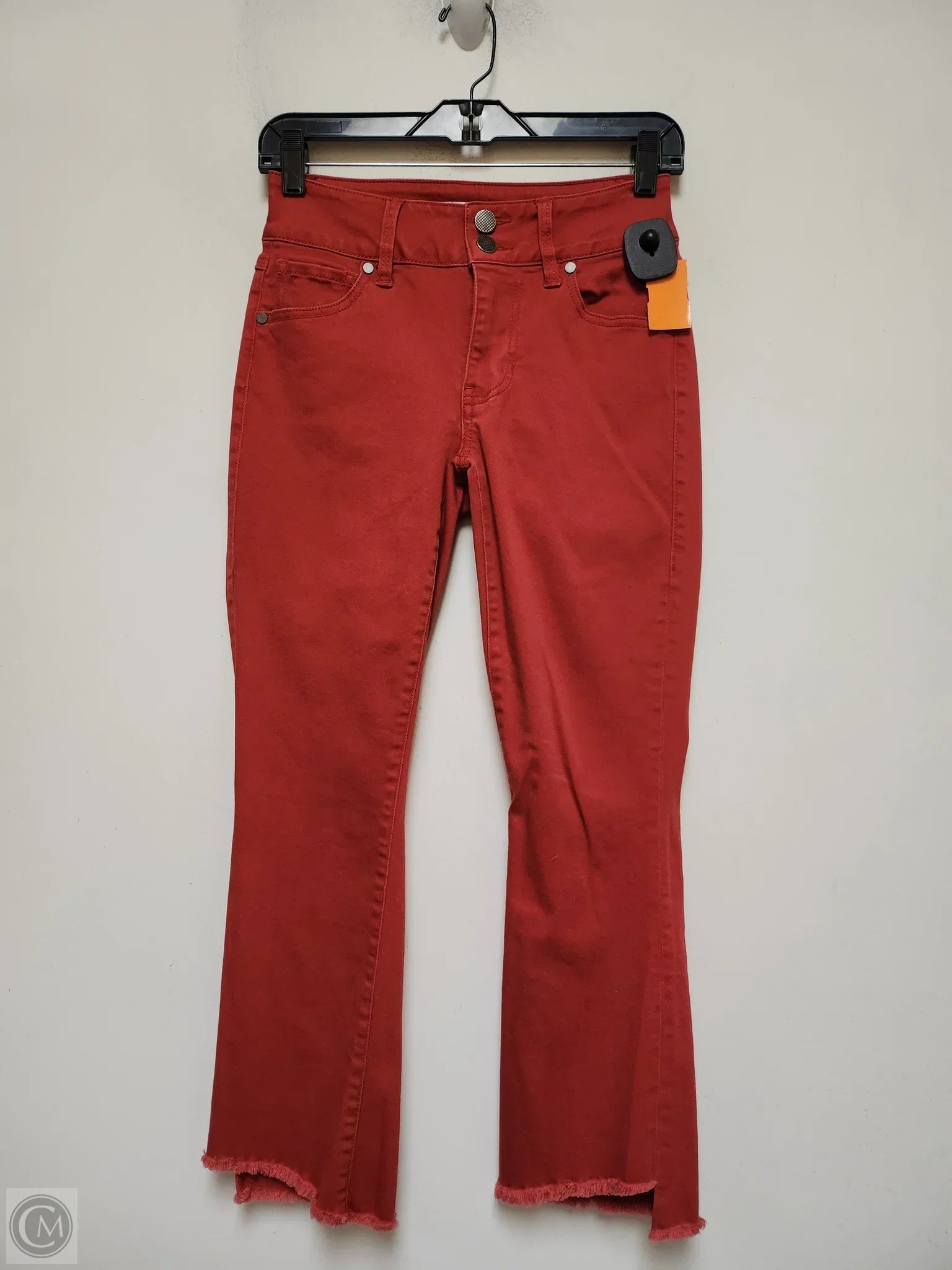 Men's Jeans in Unique PatternsJeans Cropped By Cabi In Red, Size: 0