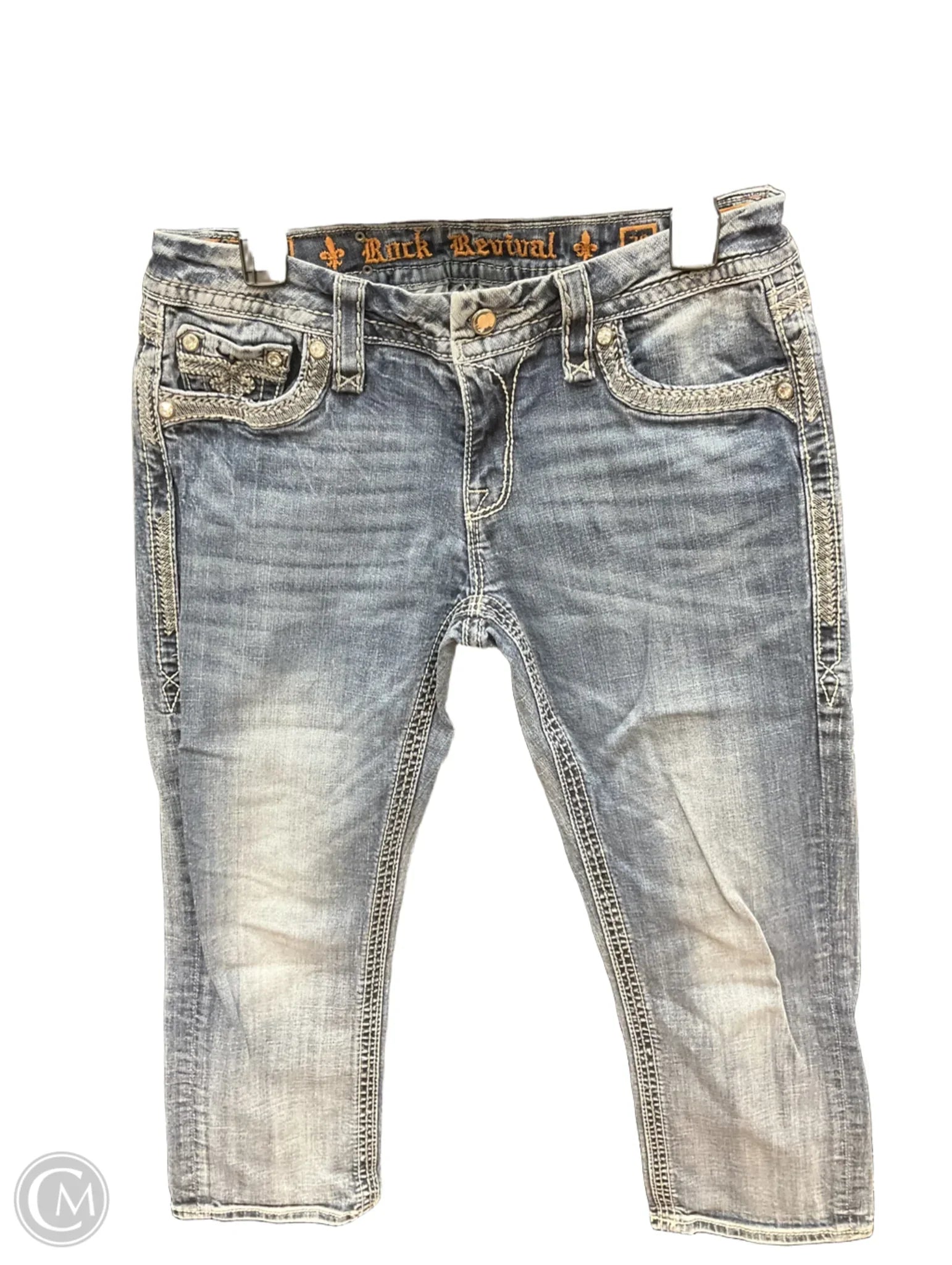 Durable Workwear Men's JeansJeans Cropped By Rock Revival  Size: 8