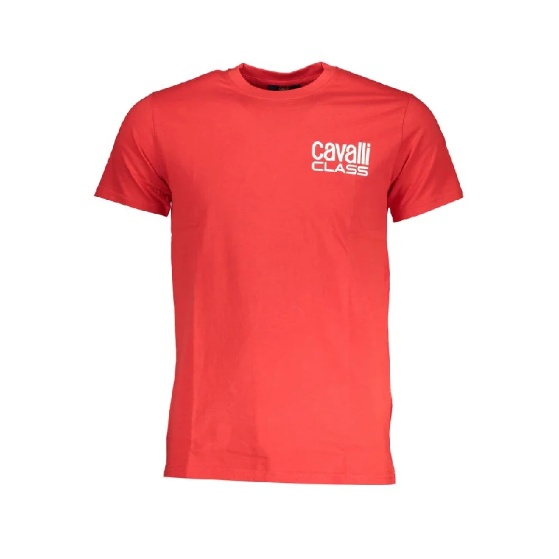 Men's Shirts with Contrast StitchingCavalli Class  Cotton Men's T-Shirt