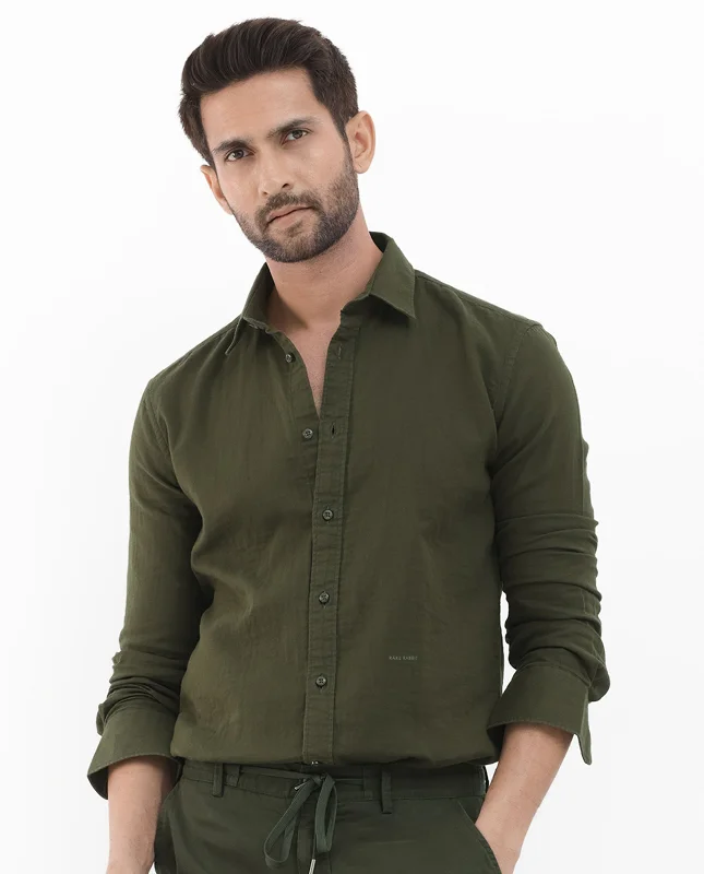 Stylish Men's Graphic T-ShirtsRare Rabbit Mens Layerr Olive Cotton Fabric Full Sleeves Solid Shirt Stylish Men's Graphic T-ShirtsRare Rabbit Mens Layerr Olive Cotton Fabric Full Sleeves Solid Shirt