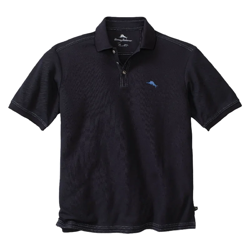 Men's Casual Shirts for Everyday WearTommy Bahama IslandZone Big & Tall Emfielder 2.0 Polo Shirt - Black Men's Casual Shirts for Everyday WearTommy Bahama IslandZone Big & Tall Emfielder 2.0 Polo Shirt - Black