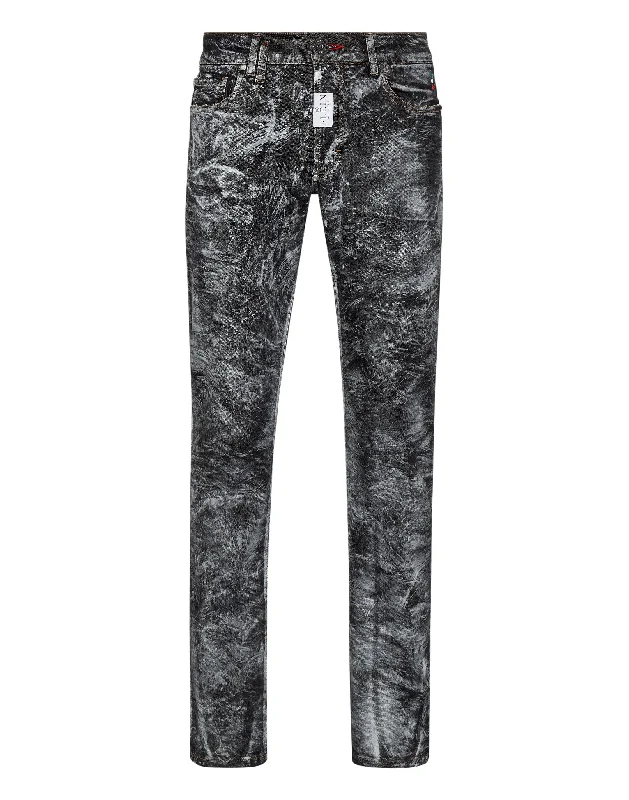 Latest Designer Men's JeansDenim Trousers Super Straight Cut