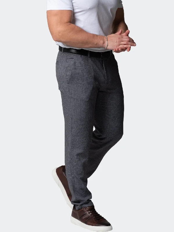 Jeans for Men with a Curvy Body4-Way Stretch Pants Square Grey