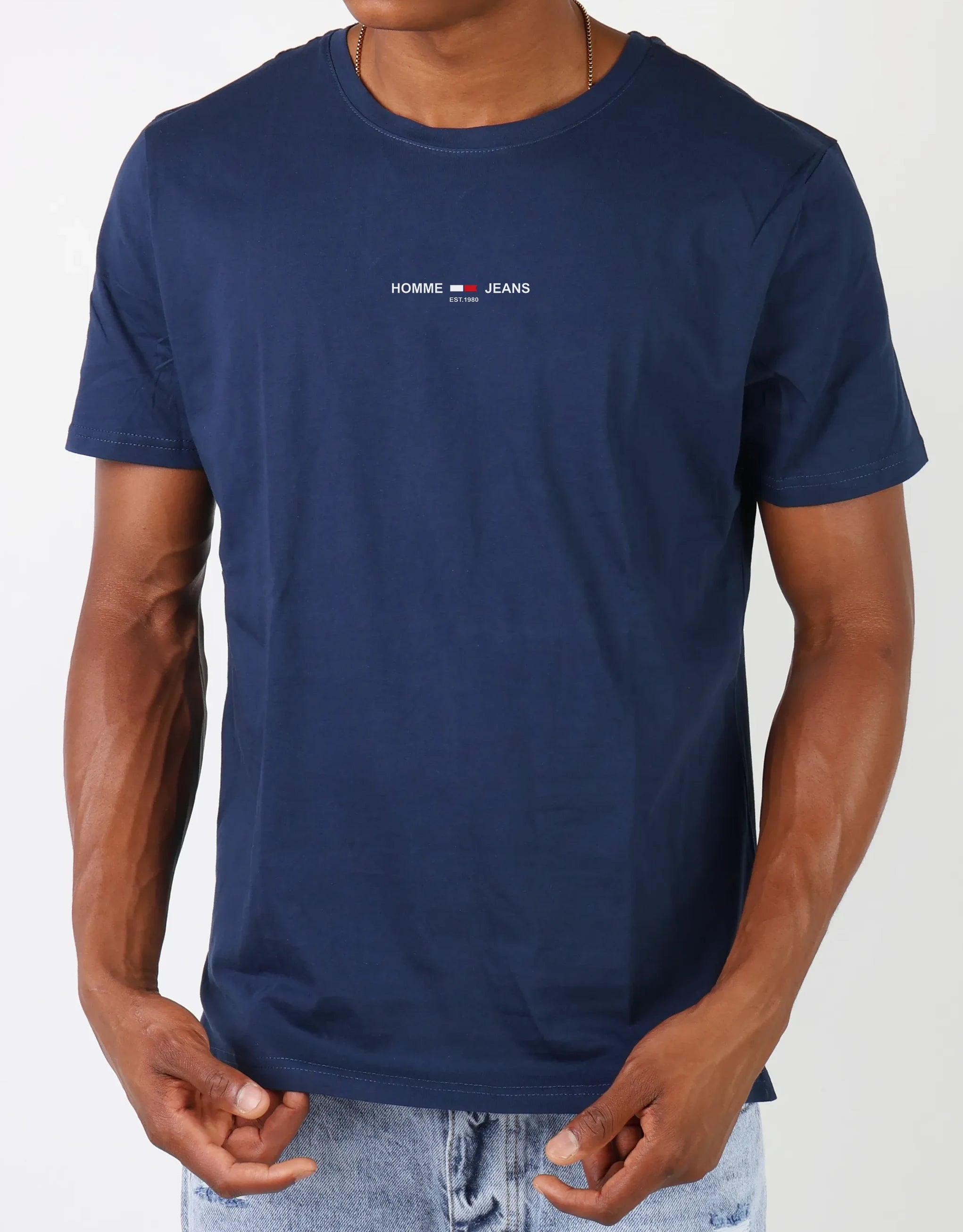 Men's Shirts with Contrast StitchingTshirt Homme