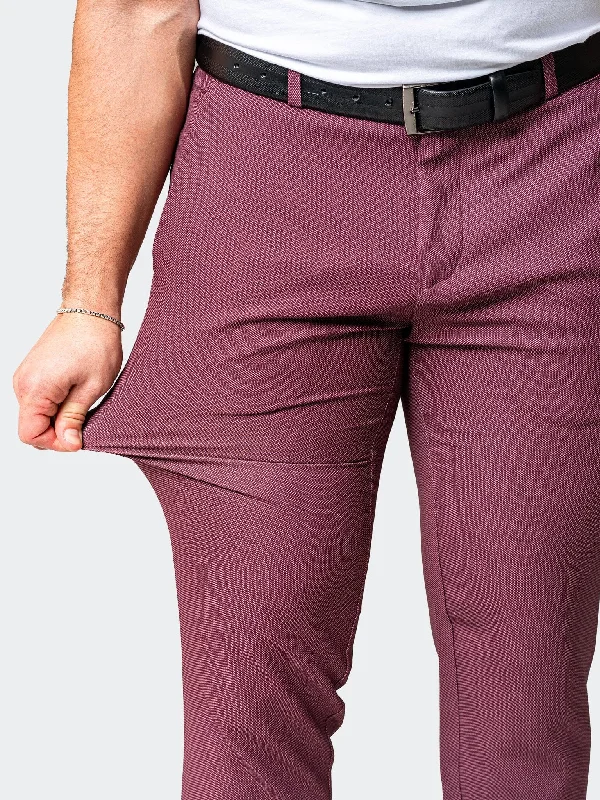 Light Blue Denim Men's Jeans4-Way Stretch Pants Dot Red