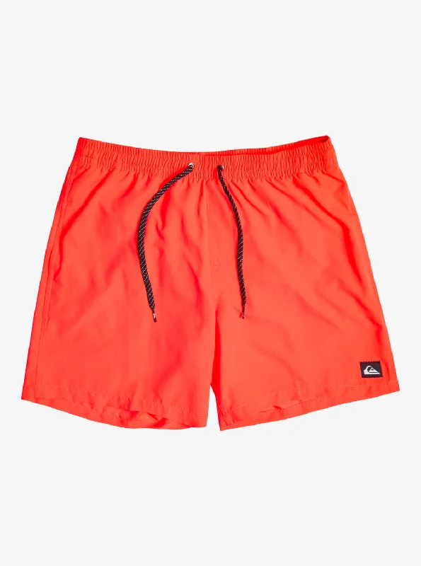 Men's Pants with Pleated FrontsEveryday 17" Swim Trunks - Fiery Coral