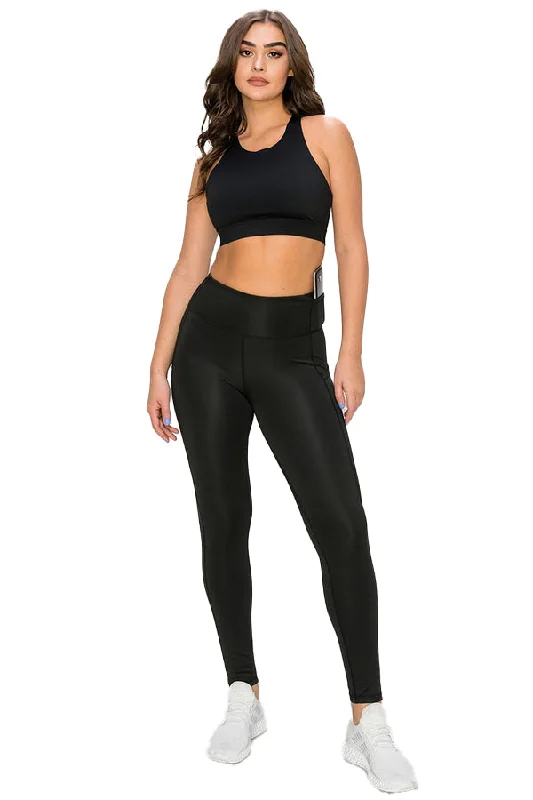 Men's Bike Shorts for CyclingWomen's High-Waist Leggings, Workout, Yoga, Running Pants with Pockets, Ankle-Length Activewear