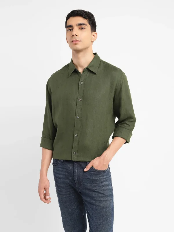 Men's Affordable Shirts for Budget-Friendly StyleMen's Solid Slim Fit Shirt