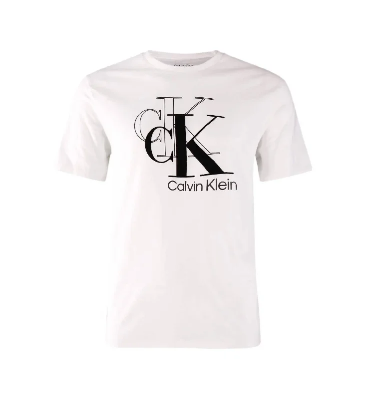 Men's Shirts with Chest PocketsMen's Velvety Monologue T-Shirt In Brilliant White