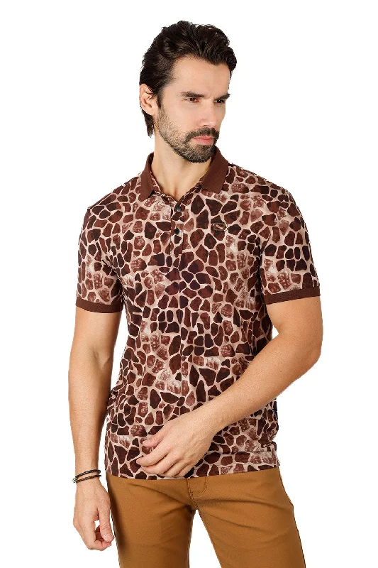 Men's Shirts with Rounded HemlinesRocky Plot Polo Shirt