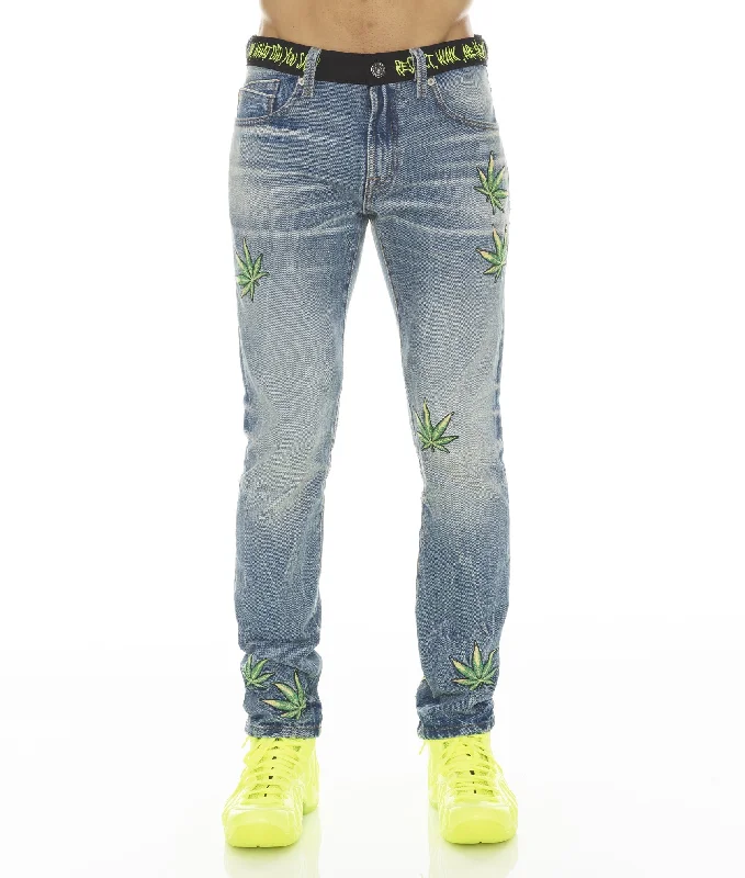 Dark Wash Men's JeansRocker Slim Ridged Pantera In Pantera