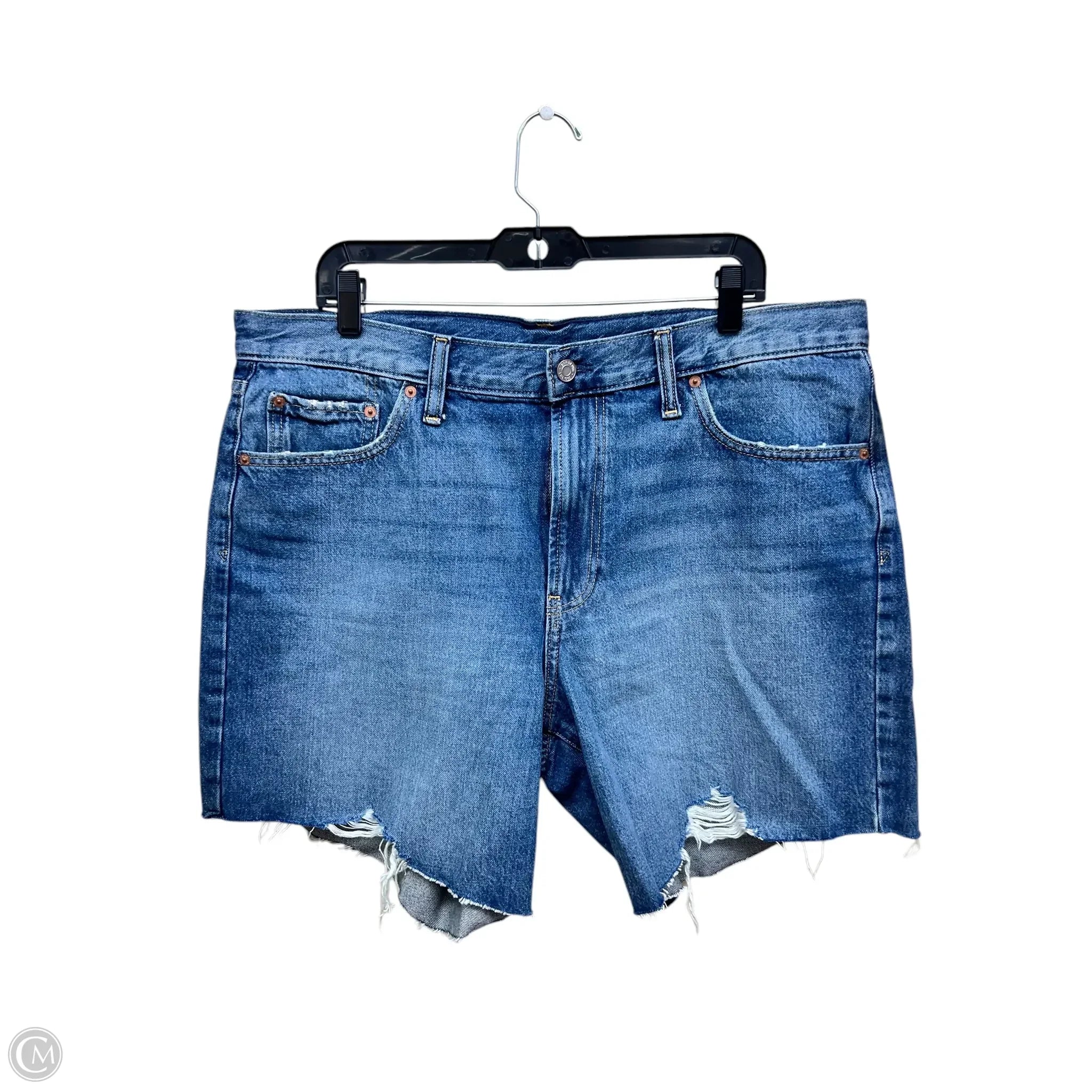 Men's Chino Shorts for Warm WeatherShorts By Gap In Blue Denim, Size: 16