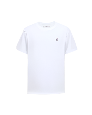 Men's Shirts with Wrinkle-Resistant FabricID25150-Psycho Bunny White Classic T-Shirt Men's Shirts with Wrinkle-Resistant FabricID25150-Psycho Bunny White Classic T-Shirt