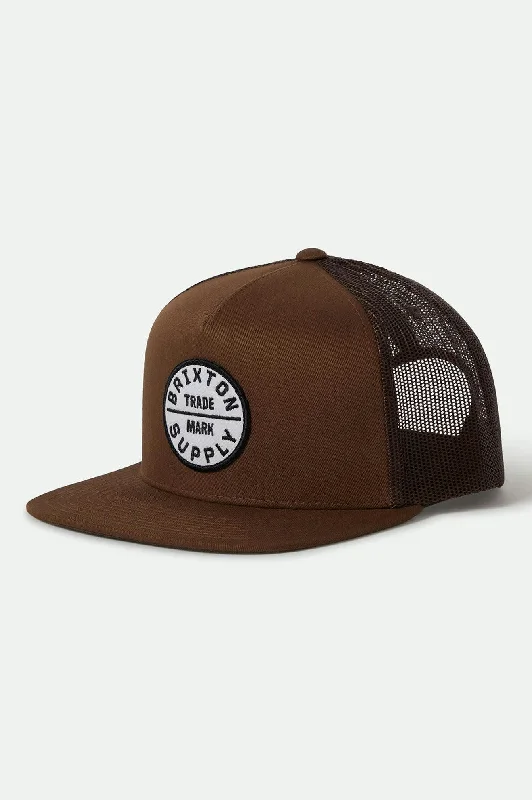 Sun-Protective Fishing HatsOath Trucker Hat - Pinecone Brown/Pinecone Brown