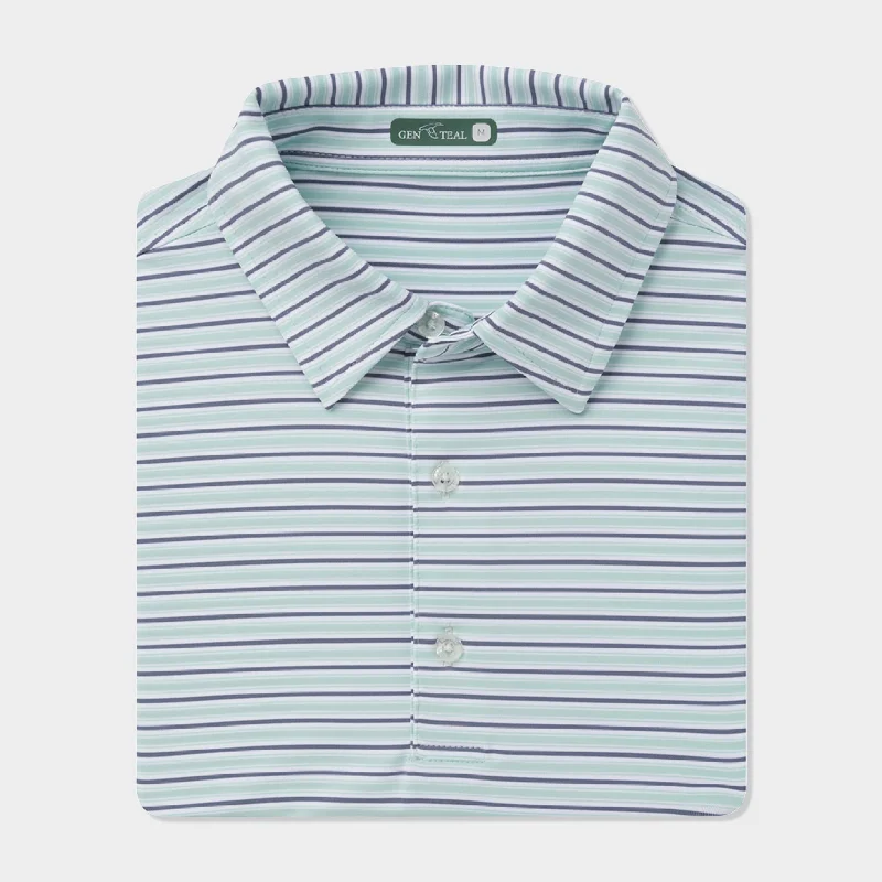 Men's Shirts with Raw-Edge HemlinesWrightsville Performance Polo